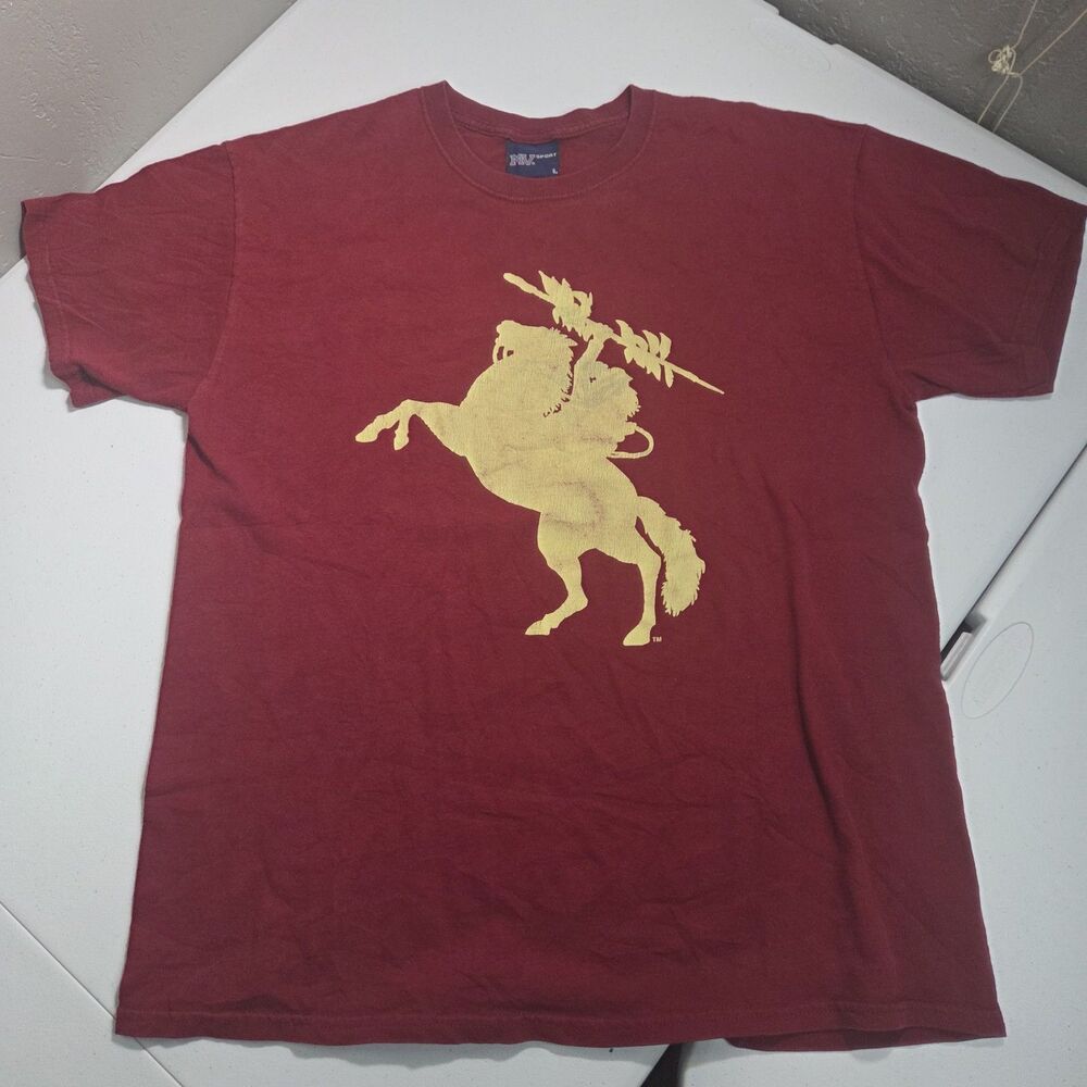 Vintage FSU Florida State Seminoles T-Shirt Mens L Garnet Osceola Renegade Tee